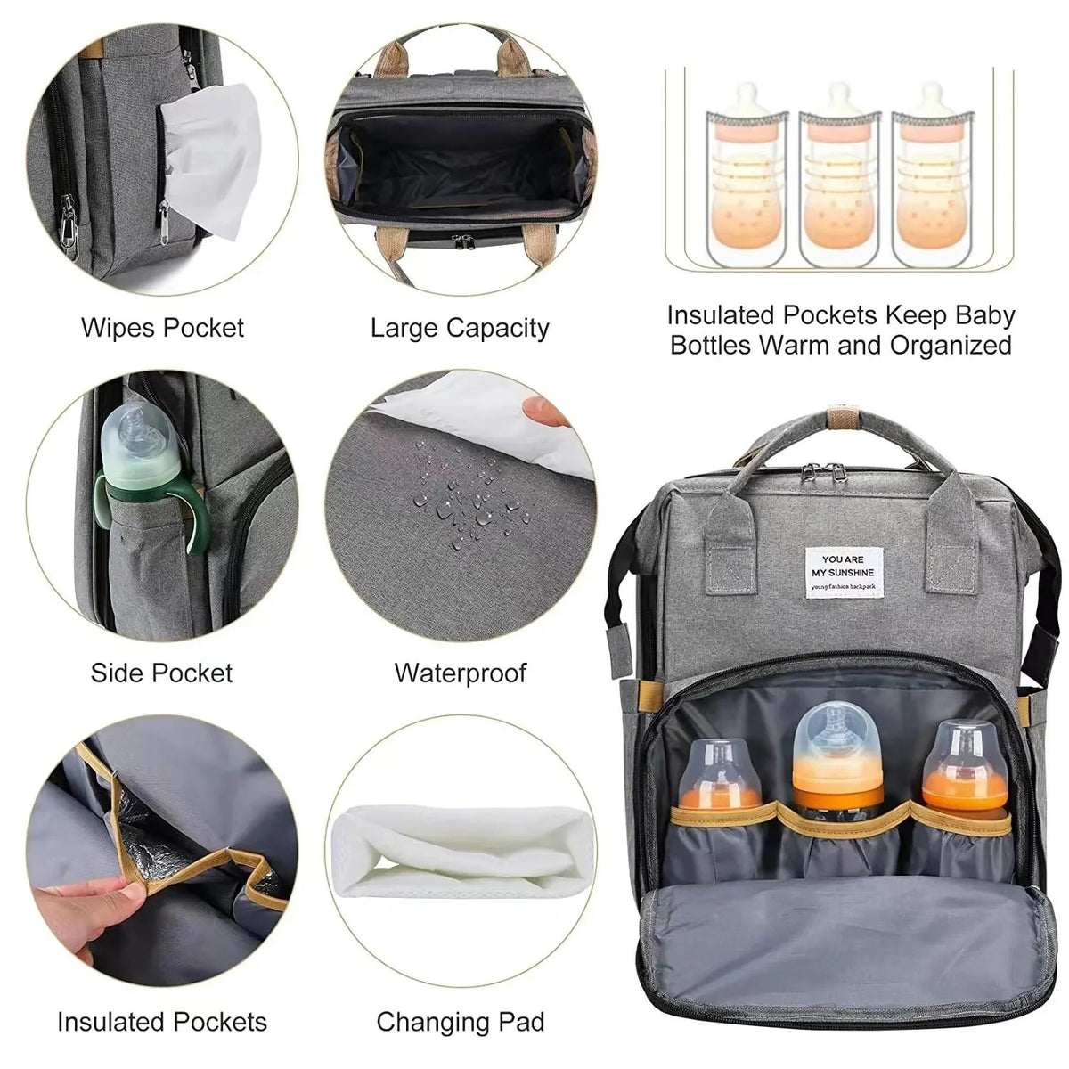 Baby Bed Backpack – حقيبة أمومة بسرير أطفال