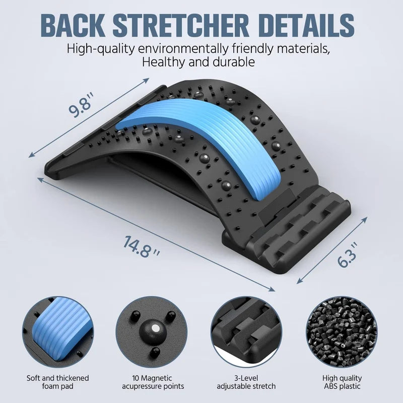 Adjustable Back Stretching Support — دعامة تمديد الظهر القابلة للتعديل