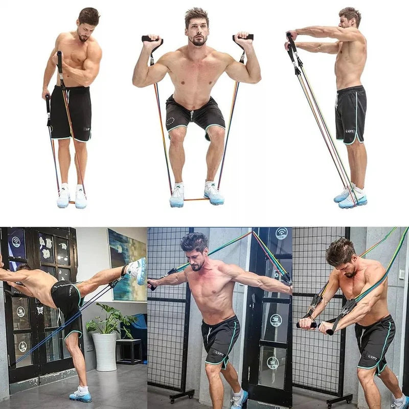 Resistance Bands Workout Set — مجموعة أحزمة مقاومة للتمارين