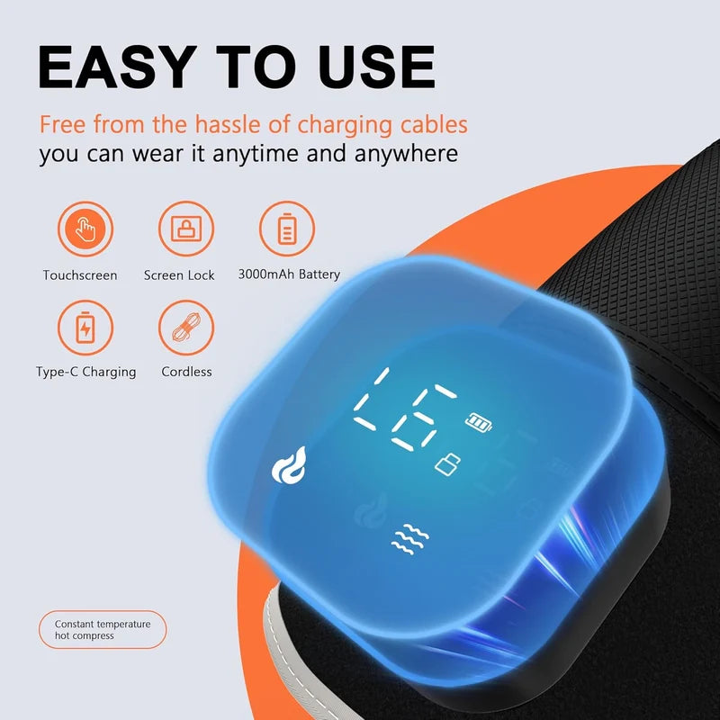 Heated Knee Massager — جهاز تدليك الركبة الحراري