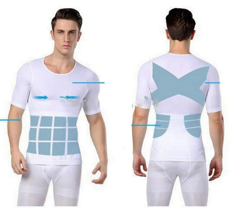 Men Slimming Compression Shirt — قميص ضغط لتنسيق الجسم للرجال