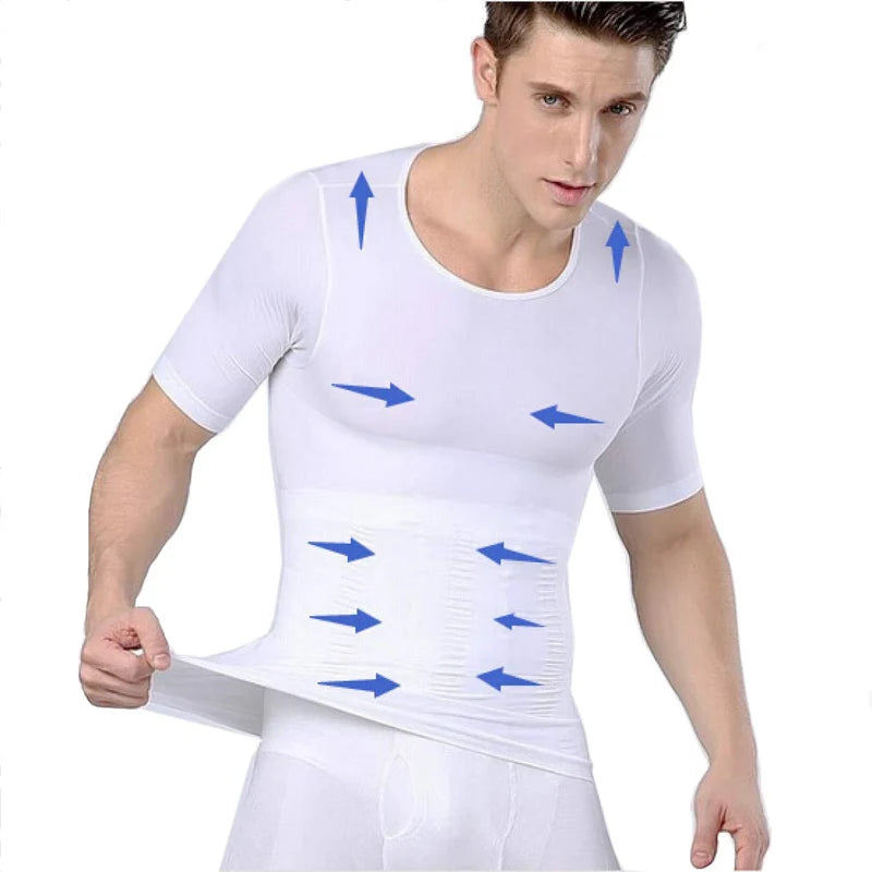 Men Slimming Compression Shirt — قميص ضغط لتنسيق الجسم للرجال