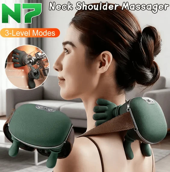 Neck Shoulder Massager — جهاز تدليك الرقبة والكتفين