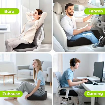 Ergonomic Memory Foam Seat Cushion — وسادة مقعد مريحة من الإسفنج الذكي