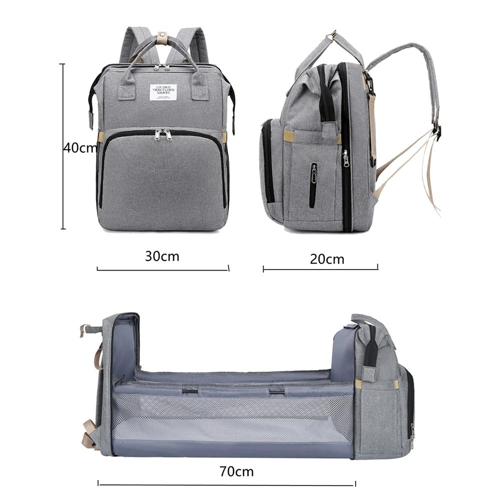 Baby Bed Backpack – حقيبة أمومة بسرير أطفال