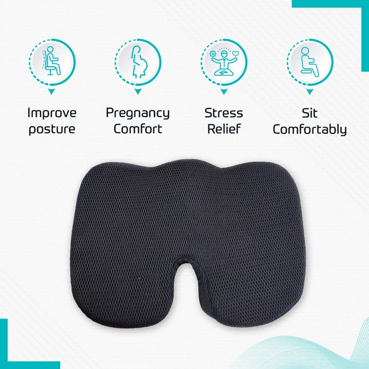 Gel U-Shaped Seat Cushion — وسادة جل للمقعد بشكل U