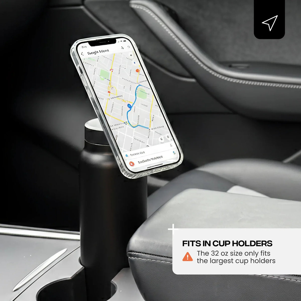 Insulated Bottle Phone Holder — زجاجة معزولة وحامل هاتف