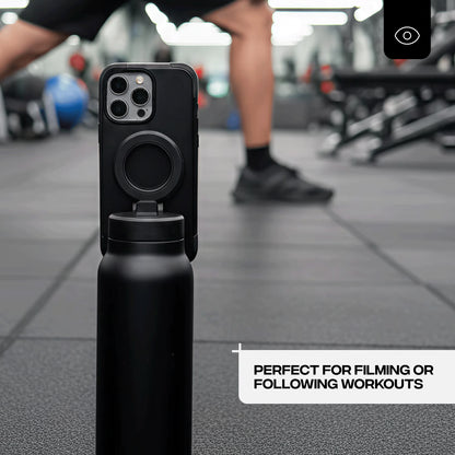 Insulated Bottle Phone Holder — زجاجة معزولة وحامل هاتف